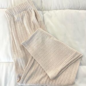 GAP KIDS NWOT Sz XL WIDE LEG LOUNGE PANTS RIBBED DETAIL STRETCH WAIST